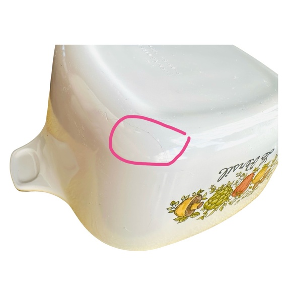 CORNING WARE Vintage P-43-B 700 ml “Spice of Life” Le Persil 5" Casserole Dish - Picture 6 of 6